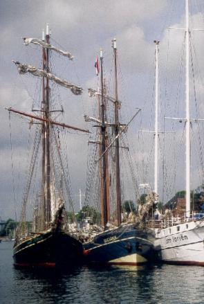 Von Segelschiffen kann man doch nicht genug sehen